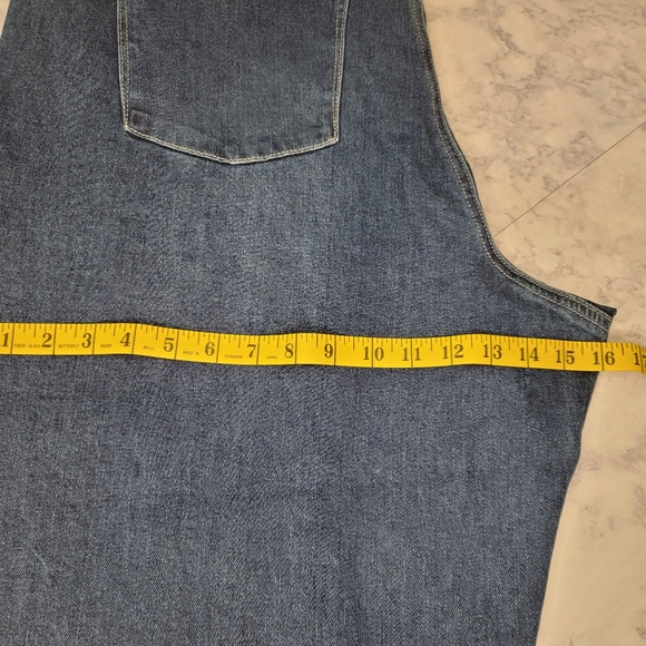 BP High Rise Mom Jean Dark Wash Distressed 18 - Picture 8 of 12